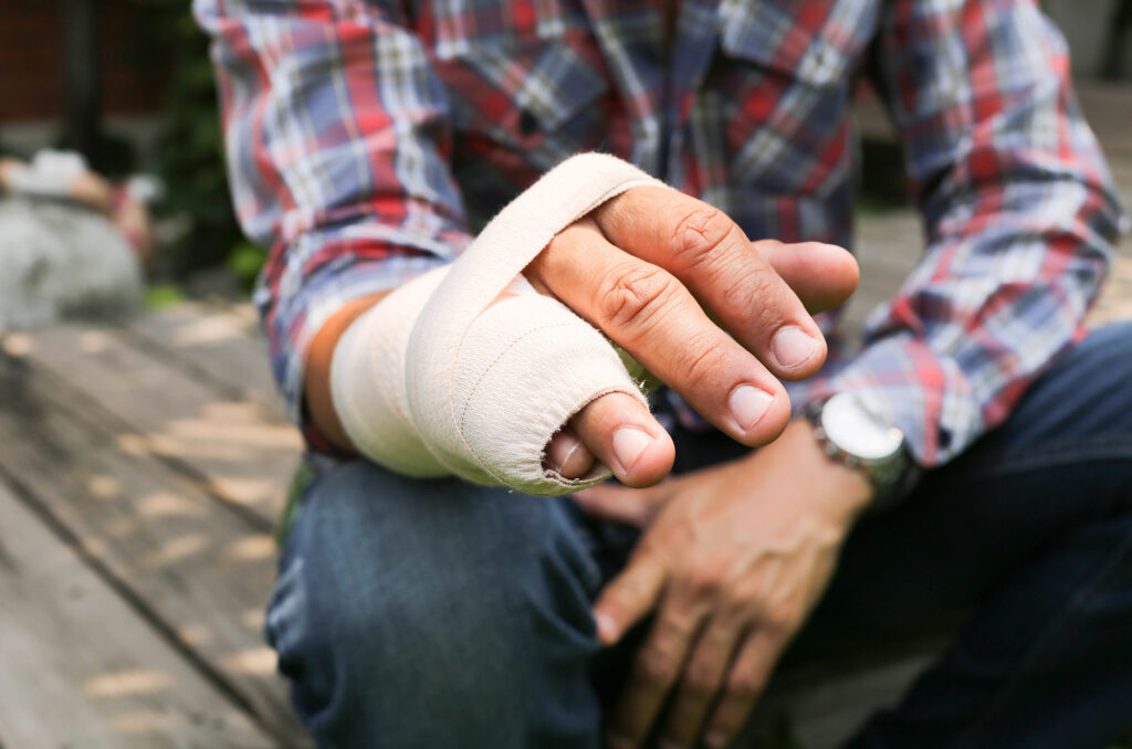 hand finger injury compensation claims solicitors Bradford