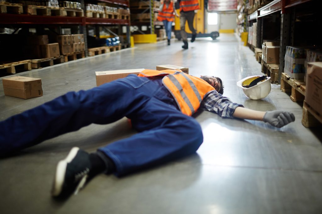 Workplace Slip, Trip or Fall - slip and trip hazards in the workplace, suing employer for negligence compensation solicitors Bradford
