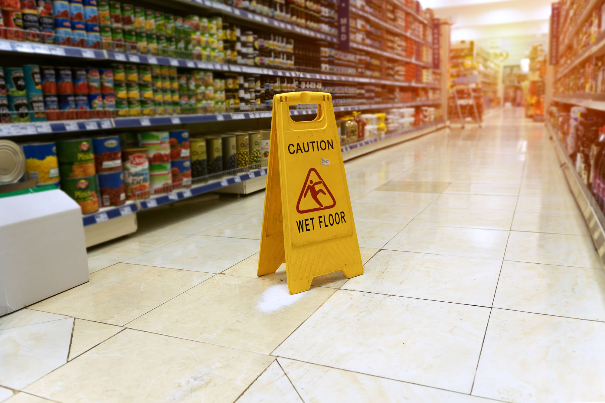 Slips, Trips & Falls in supermarkets, shops and shopping centres solicitors Bradford